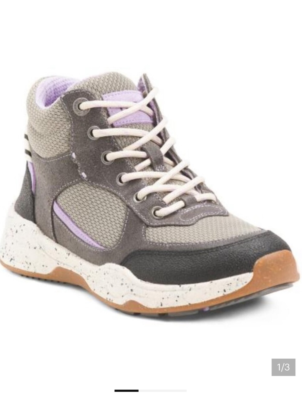 Taos Advance Mid Lightweight Outdoor Hiking Boot Graphite/Lavender Multi 9